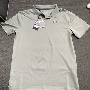 NWT Under Armour Boys  YXL golf shirt